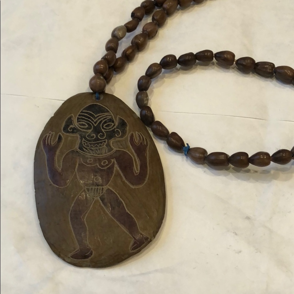 Tribal stone necklace